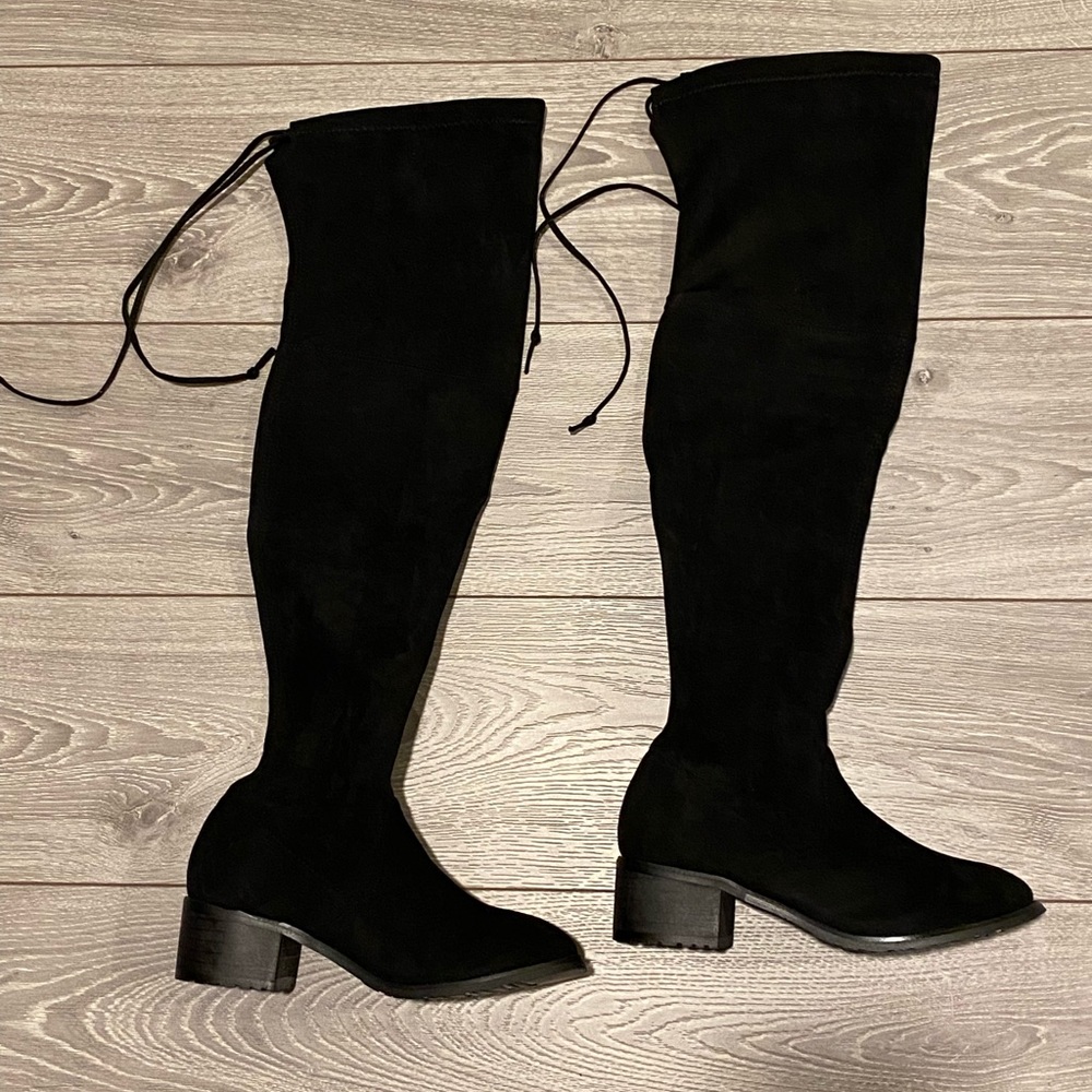 Stuart Weitzman Jocey Suede Over-The-Knee Boots
